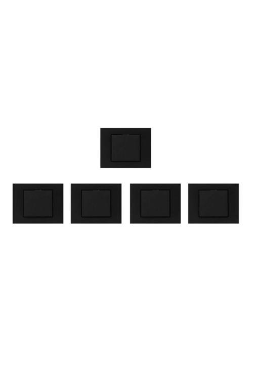 Grano Siyah Anahtar 5'li Paket(çerçeve Dahil)