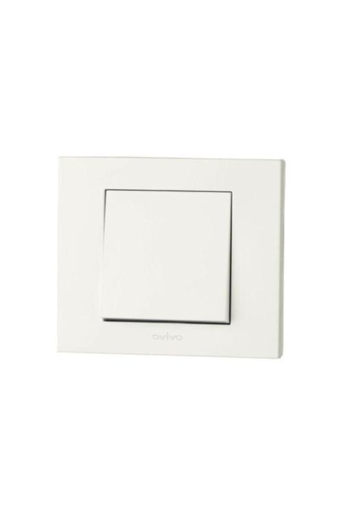 Grano Beyaz Natural Anahtar ( 6 Adet ) Çerçeve Dahil