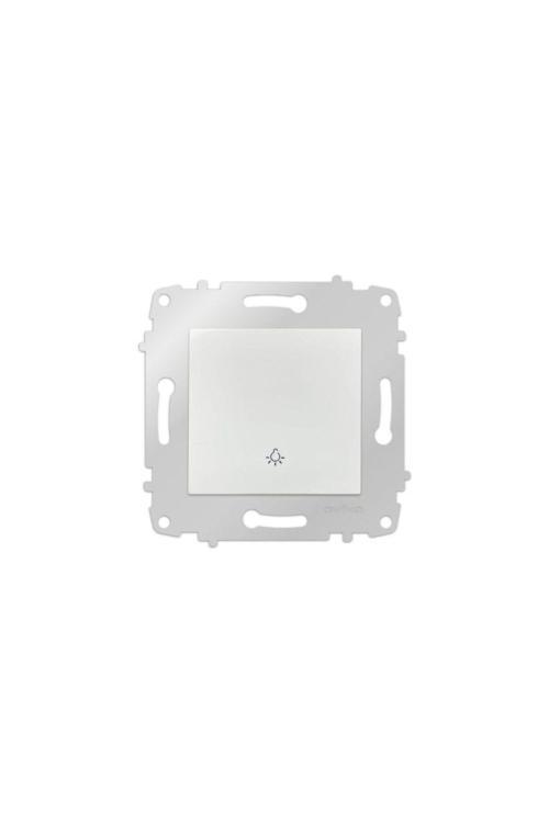 Grano Beyaz Zil Anahtarı Light Çerçevesizdir