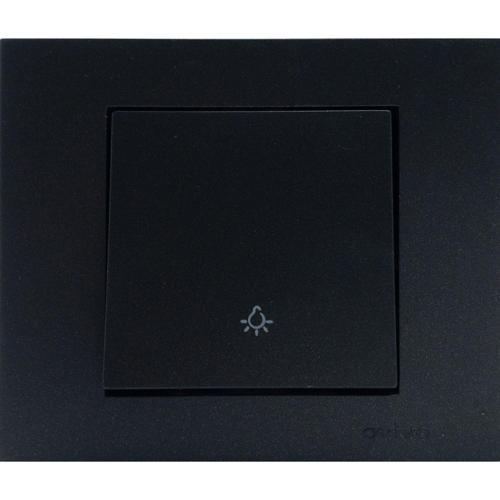 15 Adet Ovivo Grano Siyah Zil Anahtarı Light Çerçeve Dahil 15'li