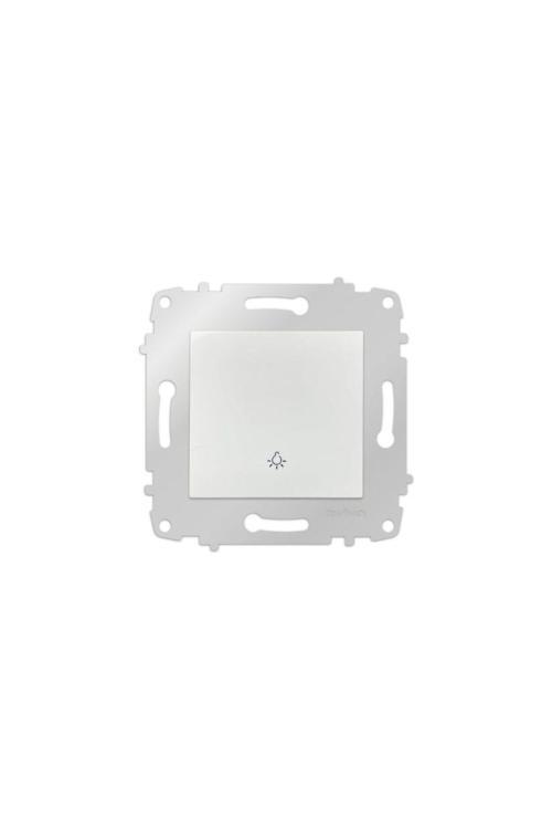 4 Adet Grano Beyaz Zil Anahtarı Light Çerçevesizdir