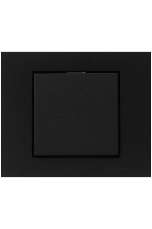 3 Adet Ovivo Grano Siyah Tekli Anahtar Çerçeve Dahil 3'lu