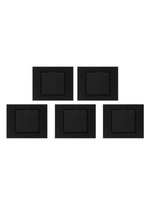 Grano Siyah Anahtar 5'li Paket (çerçeve Dahil)