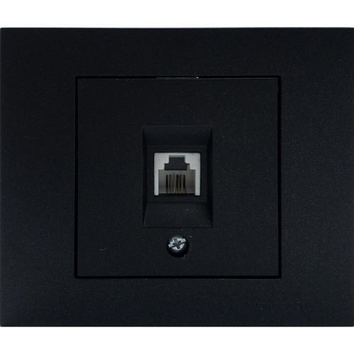 20 Adet Ovivo Grano Siyah Numeris Telefon Prizi Çerçeve Dahildir 20'li