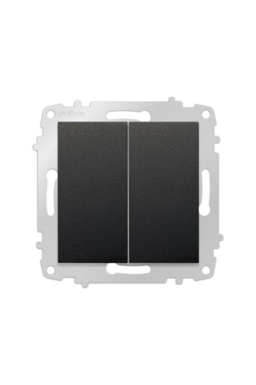 Tenda Grano Siyah Komitatör Çerçevesizdir - 2 Adet