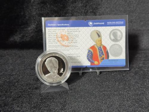 II. Osman Gümüş Hatıra Para Osmanlı Padişahları Serisi No. 16