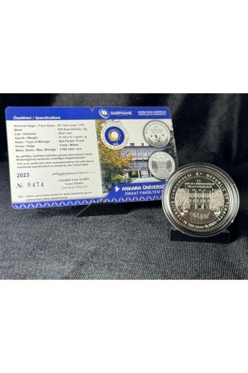 – Ankara Üniversitesi Ziraat Fakültesi 90. Yıl Gümüş Hatıra Sikkesi