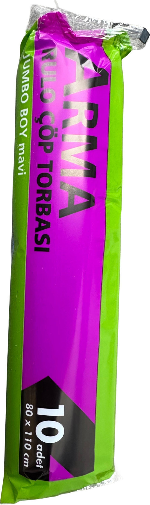 Jumbo Boy 90 Lt. Mavi Çöp Torbası Poşeti - 80 x 110 Cm / 10 Adetlik 1 Rulo