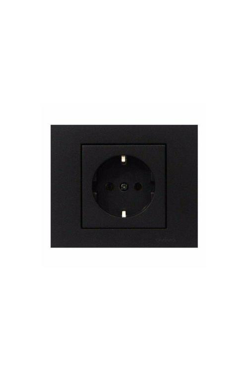 Grano Siyah Topraklı Priz