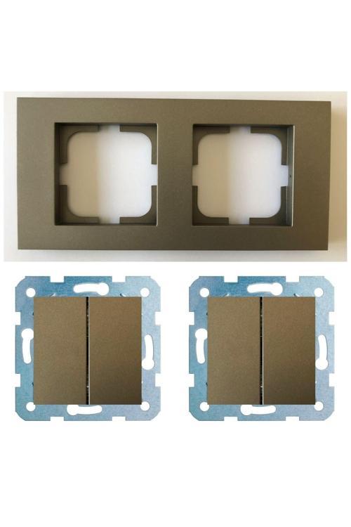 Grano Antrasit Ikili Set - Komütatör - Komütatör