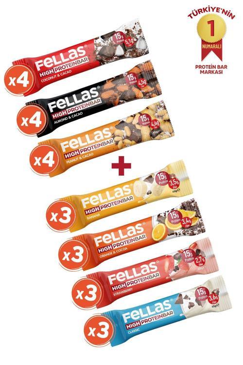 Yüksek Protein Bar Süper Karma Kutu 24 Adet(YÜKSEK PROTEİN 45G X12 YÜKSEK PROTEİN 45G X12)