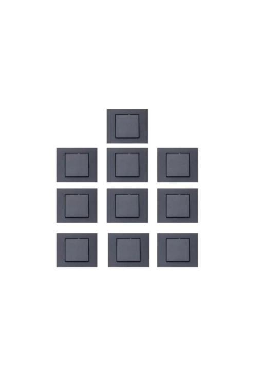 Grano Füme Anahtar 10'lu Paket Çerçeve Dahil