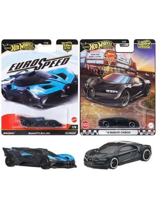 Premium 2 Araç Set - Hot Wheels Bugatti Bolide & Hot Wheels Bugatti Chiron (1/64)