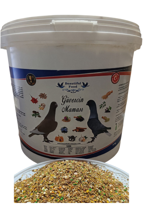 GÜVERCİN MAMASI (5 KG KOVA) Beautiful Food Kuş Maması
