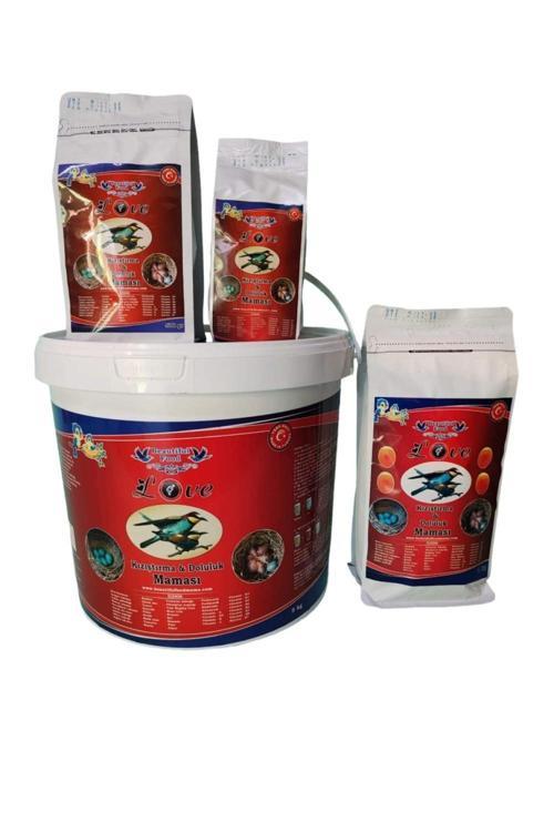 LOVE 5 KG(KOVA) (KIZIŞTIRMA& DOLULUK) Beautiful Food Kuş Maması