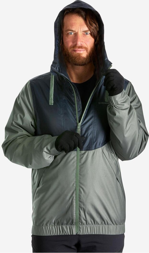 Quechua Erkek Sıcak Tutan Outdoor Yağmurluk - Yeşil - Nh100 -5 °C