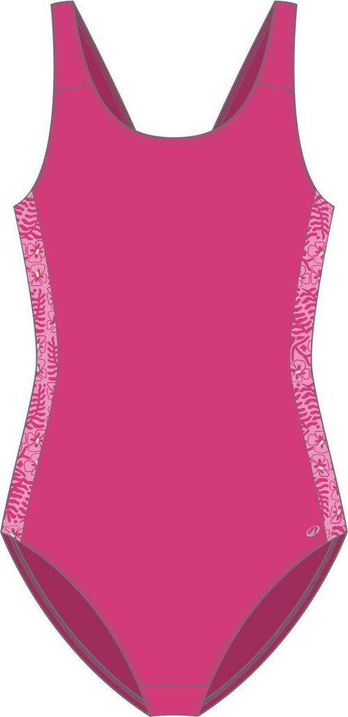 Çocuk Yuvarlak Yaka Mayo - Pembe -
