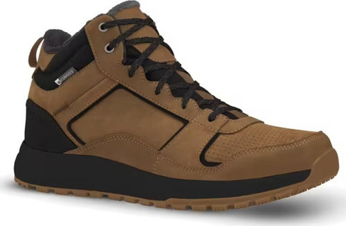 Erkek Outdoor Kar Botu - Su Geçirmez - Koyu Kahverengi/Deri - Sh500 Mid