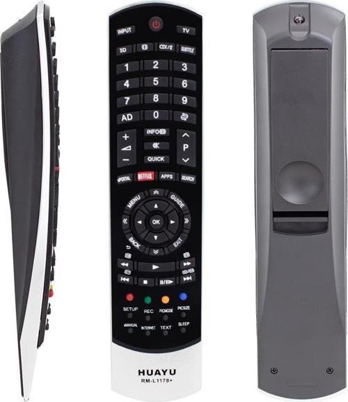 HUAYU KL RM-L1178+ TOSHIBA NETFLIX TUŞLU BLİSTERLİ LCD LED TV KUMANDA