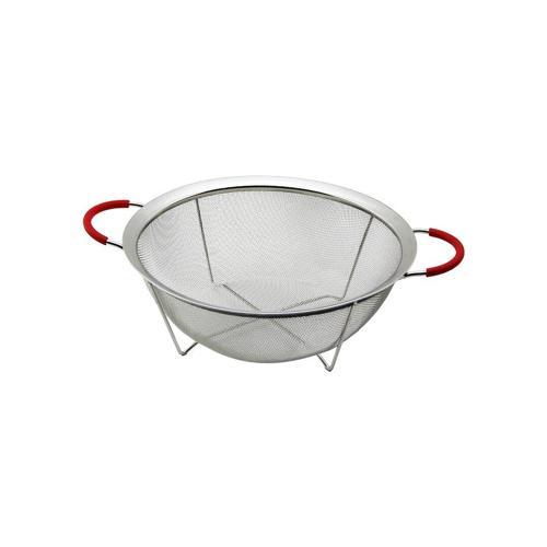 22cm Tel Sepet Metal Süzgeç Silikon Kılıflı Kulp Metal Çerçeve - Ayak (4915) Go-53-vice/(1395)