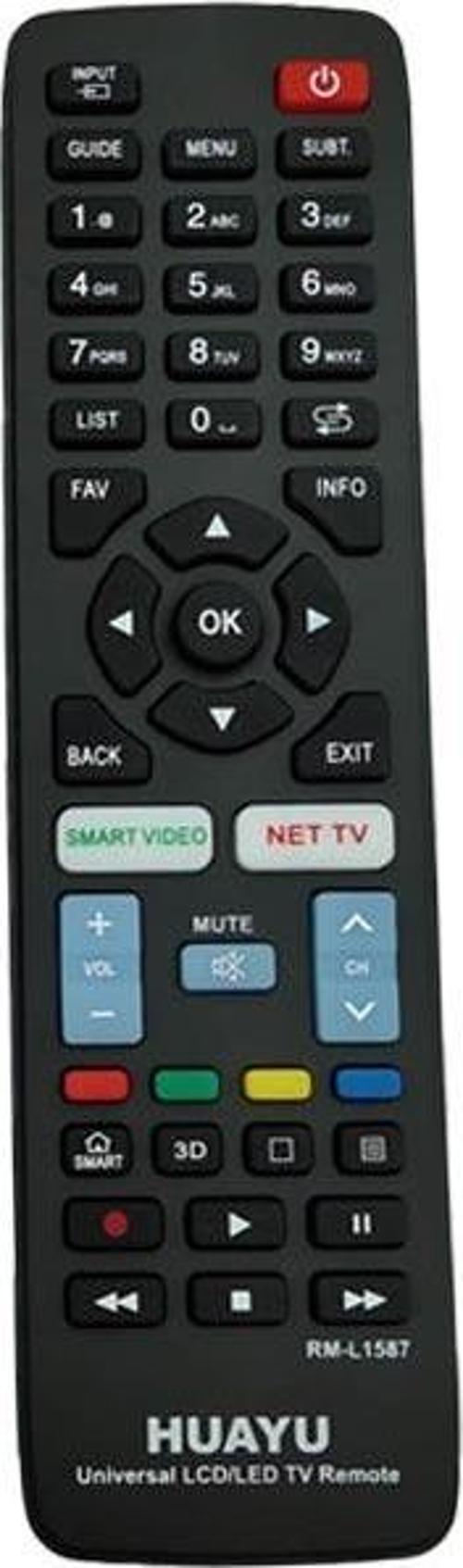 HUAYU KL RM-L1587 SAMSUNG-LG-SONY-PHILIPS-PANASONIC UNIVERSAL LCD TV KUMANDA