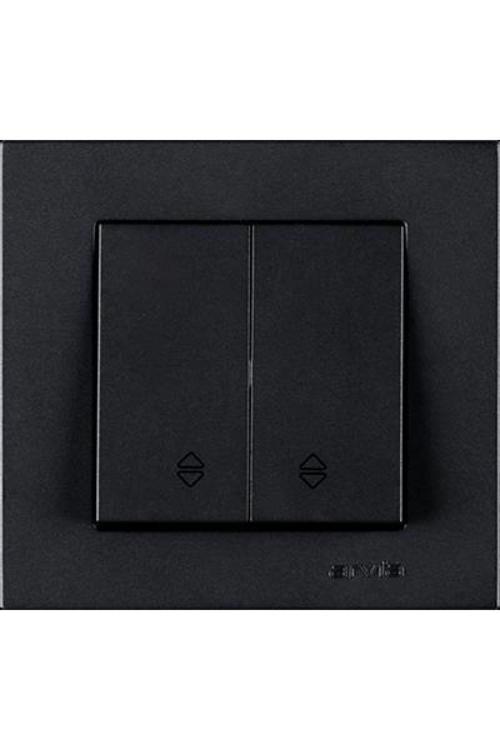 Karen Füme Komütatör (2li Anahtar) Çerçeveli