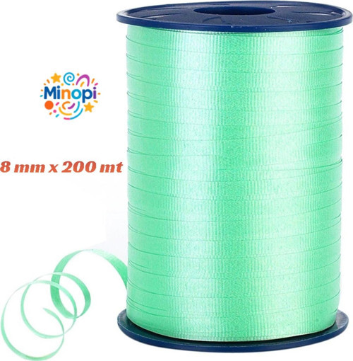 Açık Yeşil Rafya Balon İpi 8 Mm X 200 Mt Pastel Renk