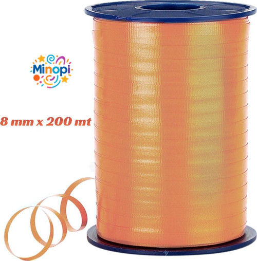 Turuncu Rafya Balon İpi 8 Mm X 200 Mt Pastel Renk