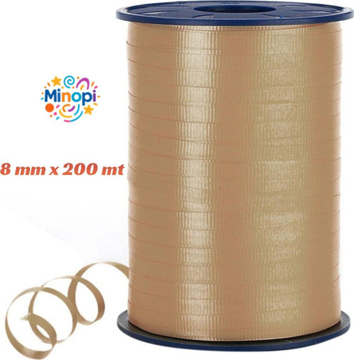 Altın Rafya Balon İpi 8 Mm X 200 Mt Pastel Renk