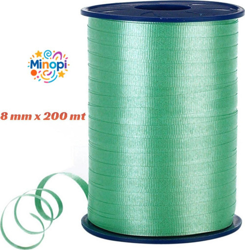 Yeşil Rafya Balon İpi 8 Mm X 200 Mt Pastel Renk