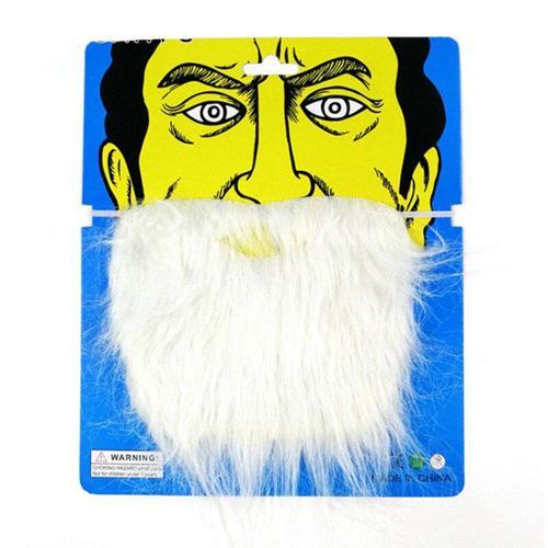 Beyaz Renk Takma Sakal Bıyık Takımı - İthal (4915) Go-53-vice/(1395)