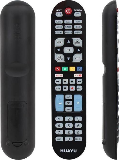 HUAYU URC1515 LG-SONY-SAMSUNG NETFLIX-YOUTUBE TUŞLU 3IN1 AMBALAJLI UNIVERSAL LCD LED TV KUMANDA