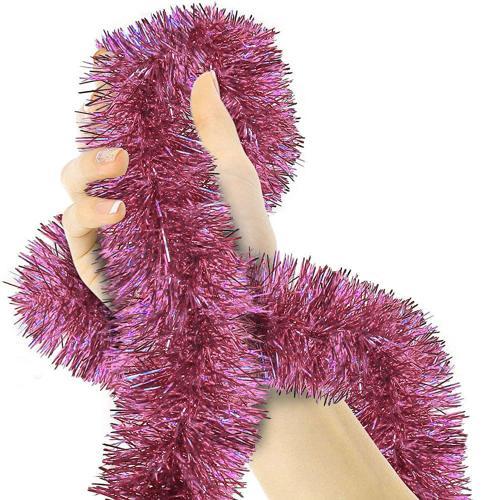 Parti İçin Sim Süs 2 Metre Uzunluk 8 Cm Genişlik Pembe Renk İthal (4915) Go-53-vice/(1395)