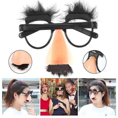 Eğlenceli Kılık Değiştirme Kaş Bıyık Mizah Gözlüğü 9x13 Cm (4915) Go-53-vice/(1395)