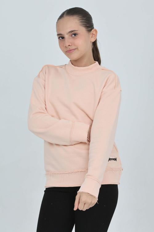 Toontoy Kız Çocuk Happen Nakışlı Sweatshırt