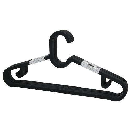 10pcs Plastik - Antrasit Gri Elbise Askısı (4915) Go-53-vice/(1395)