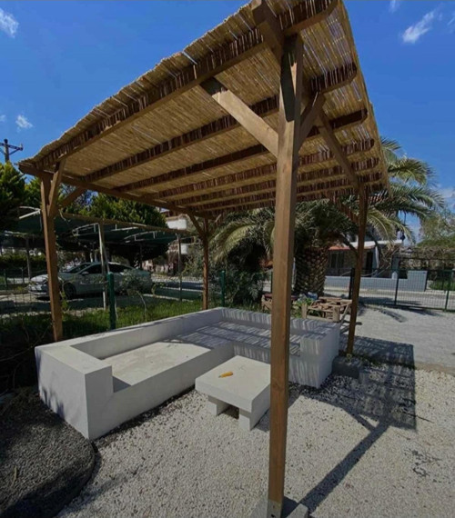 Ayg Home Kamış Çit 2X2,50 Metre Hasır Çit Rulo Çit Bahçe Çit Balkon Çit Saz Kamış