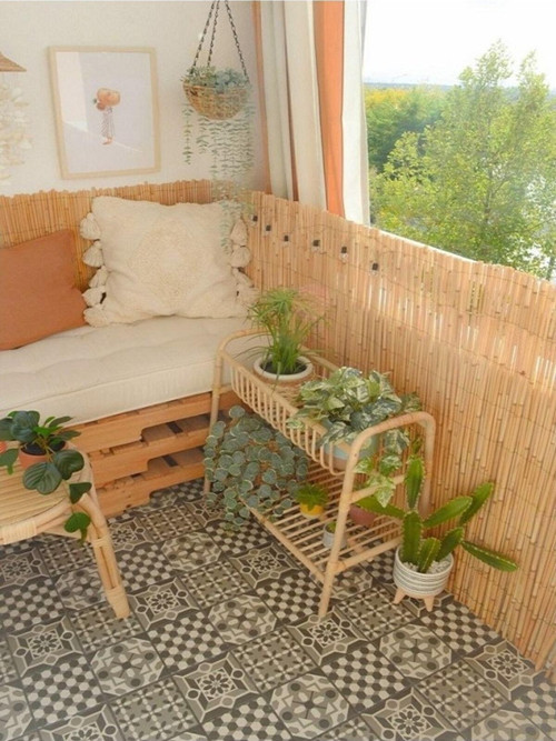 Ayg Home 70 Cm X 6 Metre Doğal Bambu Çit Kamış Hasır Bahçe Çiti Balkon Çiti Gölgelik Rulo Çit Dekorasyon