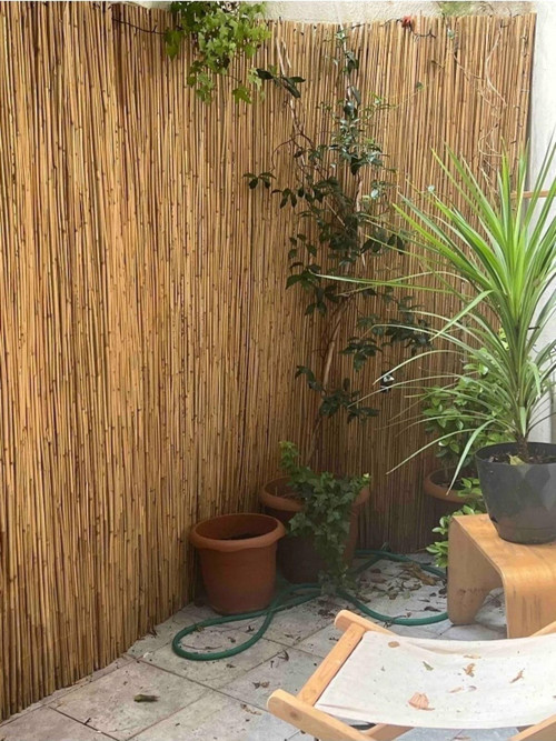 Ayg Home 1,50 Metre X 5 Metre Kamış Hasır Bahçe Çiti Balkon Çiti Gölgelik Dekarasyon