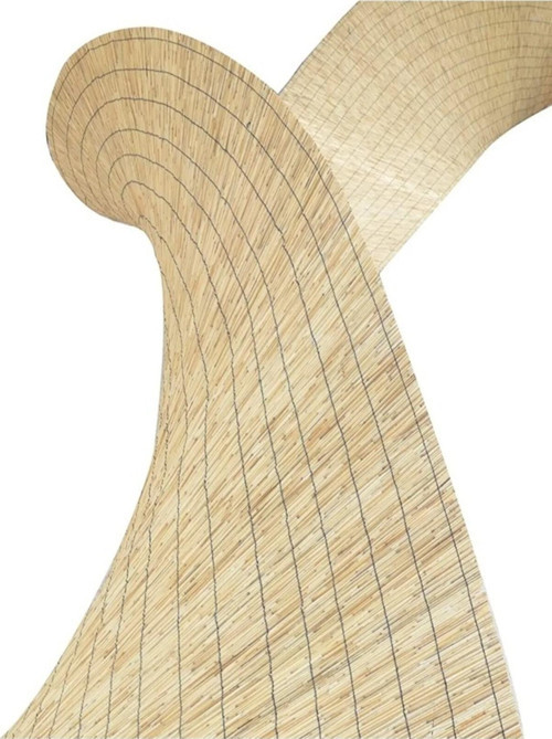 Ayg Home 90 Cm X 2,50 Metre Doğal Hasır Kamış Bahçe Çiti Balkon Çiti Gölgelik Dekorasyon Bambu Çit
