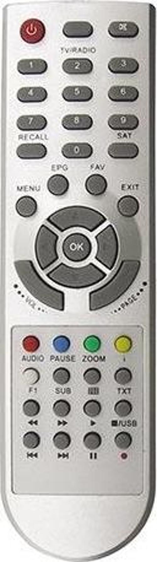 KR BOTECH 11500 USB KAYITLI*REDLINE*TECHSTAR*MERSAT ROYAL*NOBLE UYDU KUMANDASI (5427=5323=7178)