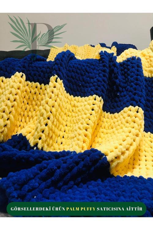 Palm Puffy Kişiye Özel Taraftar 150X200Cm Tek Kişilik Battaniye