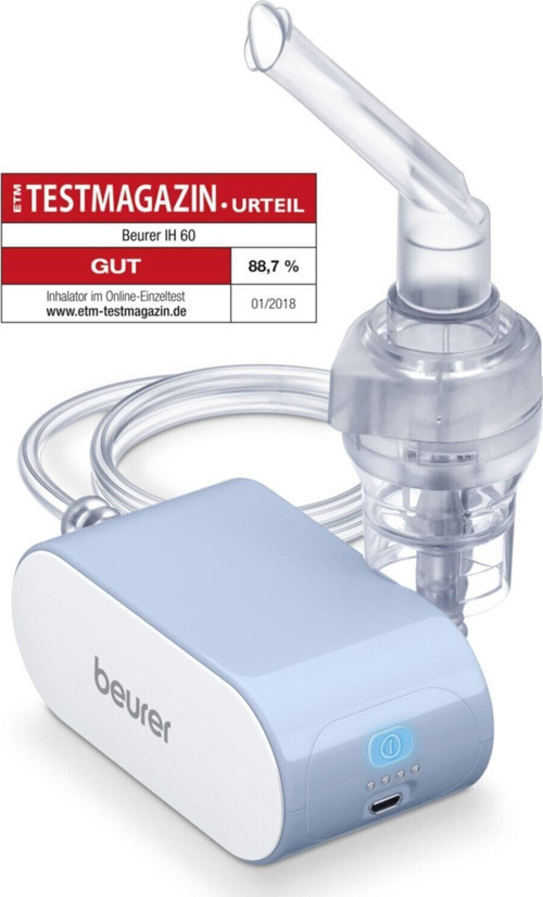 Ih 60 Kompresörlü Nebulizatör Cihazı Şarjlı Adaptörlü Çantalı