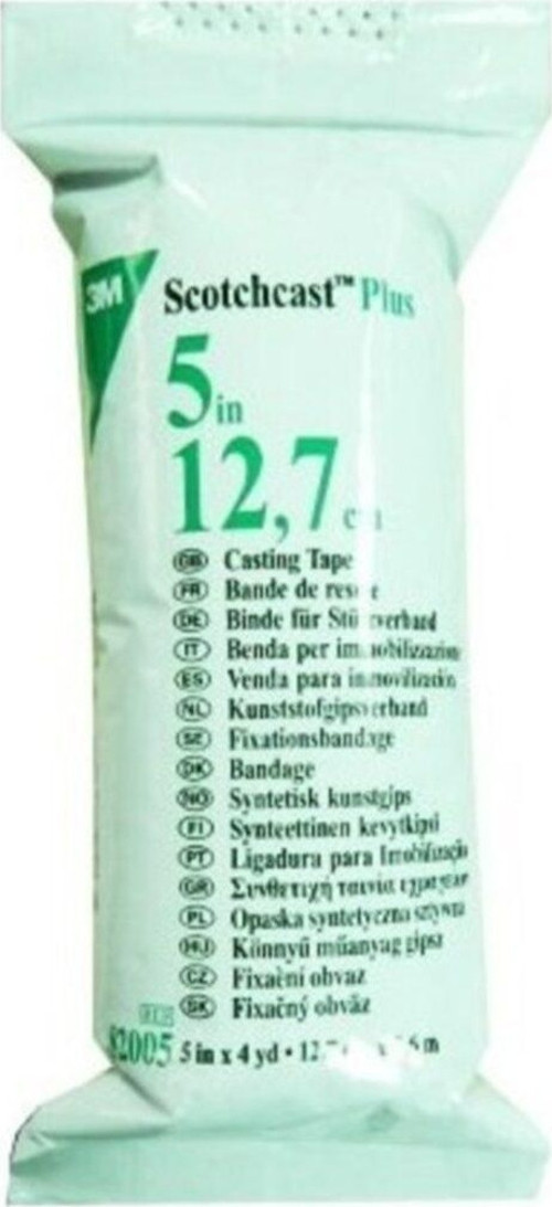 (10 Adet) 82005 5İnç Scotchcast Plus Sentetik Alçı 12.5 Cm X 3.6 M