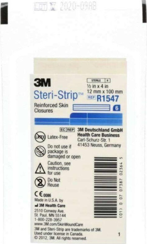 Steri Strip 1 Kutu 10 Paket R1547 Mavi