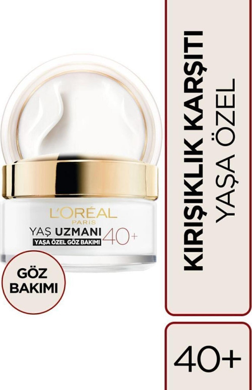 L'Oreal Paris L'Oréal Paris Yaş Uzmanı 40 Kırışıklık Karşıtı Sıkılaştırıcı Göz Kremi 15 Ml