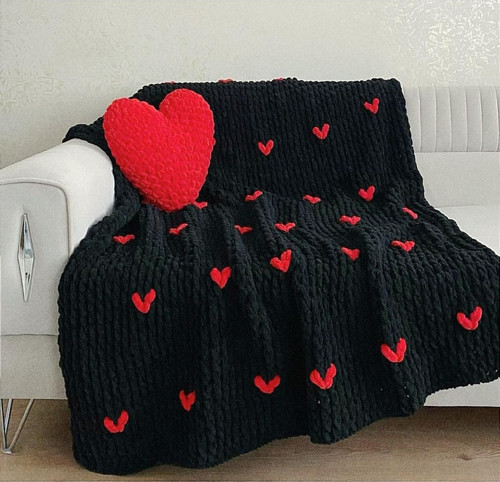 Alize Puffy Tv Ve Şomine Battaniyesi Koltuk Şali El Örgüsü