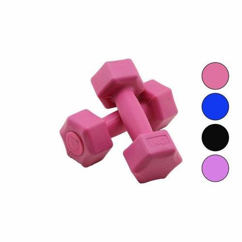 1kg Plastik Köşeli Dambıl 2 Parça Herhangi Bir Renk Gönderilir (4915) Go-53-vice/(1395)