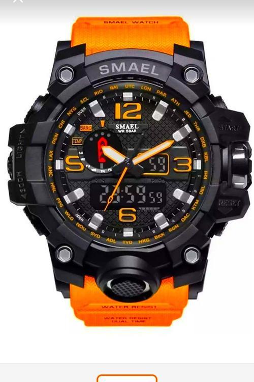 1545 Erkek Kol Saati Turuncu