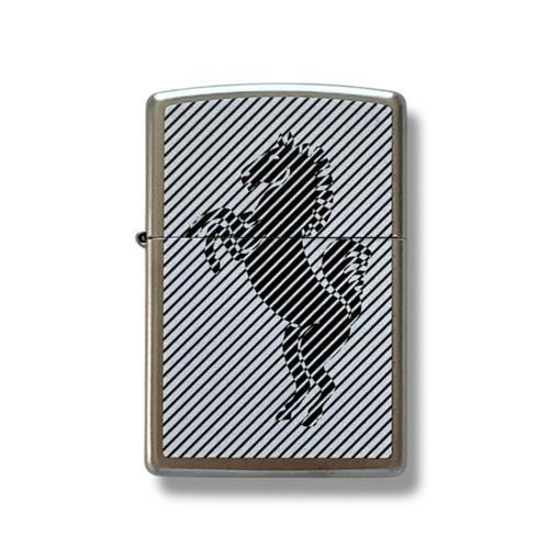 205-106287 Black Horse With Background Çakmak Z1-1